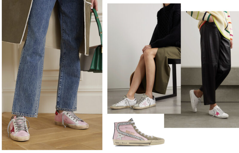 pink Golden Goose sneakers