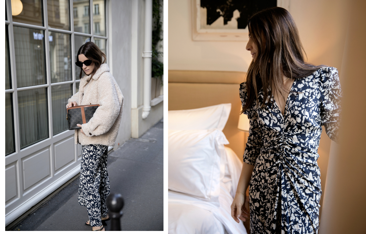 Isabel Marant navy printed dress