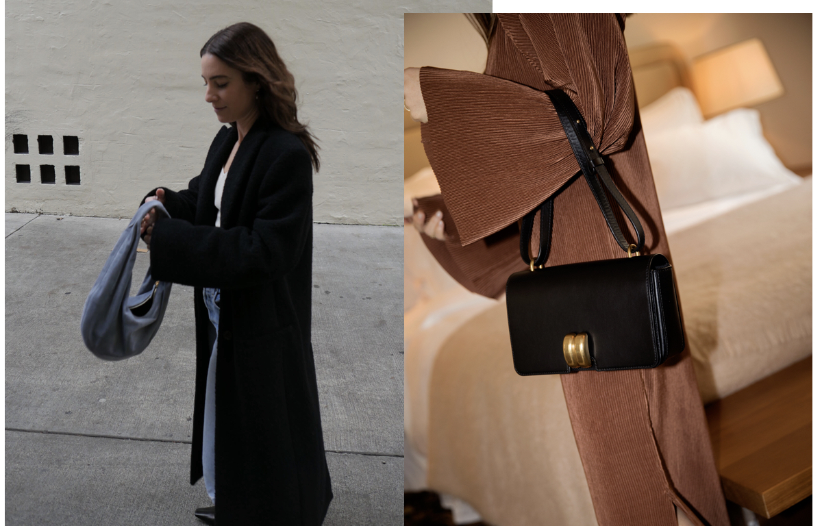 By Malene Birger Noval leather shoulder bag