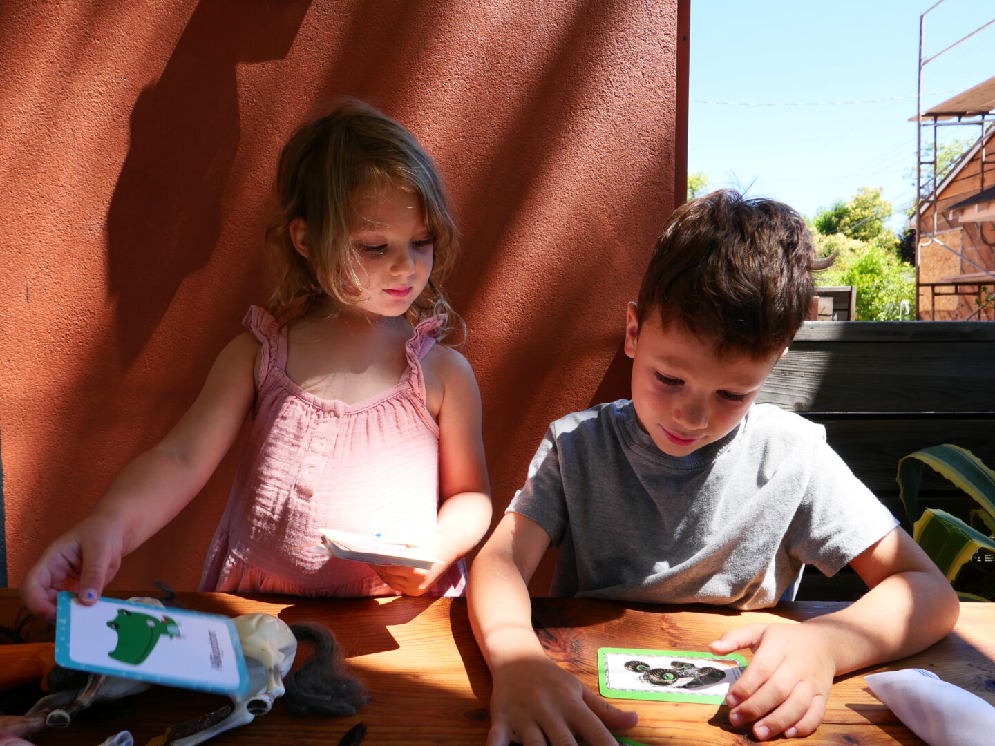 children of Alicia Lund over the weekend 