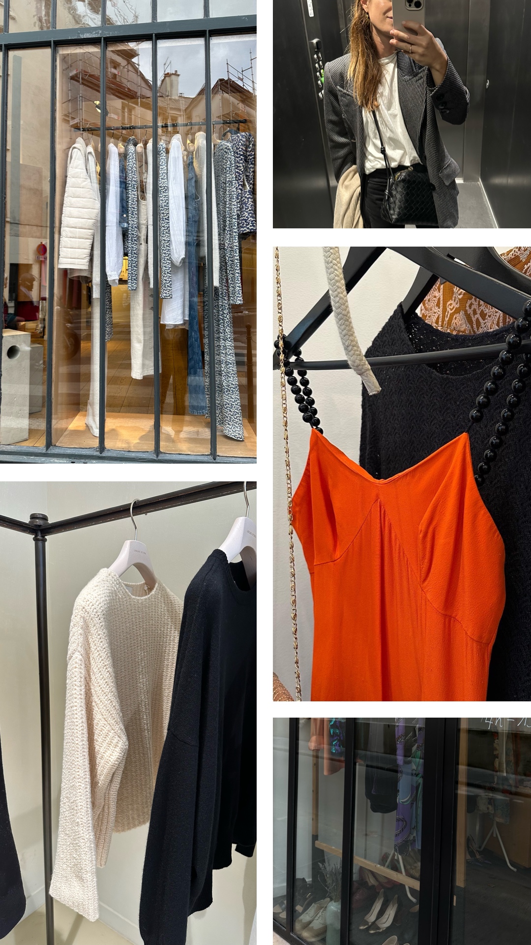 collage of items for Closet Reorganizing for the New Season