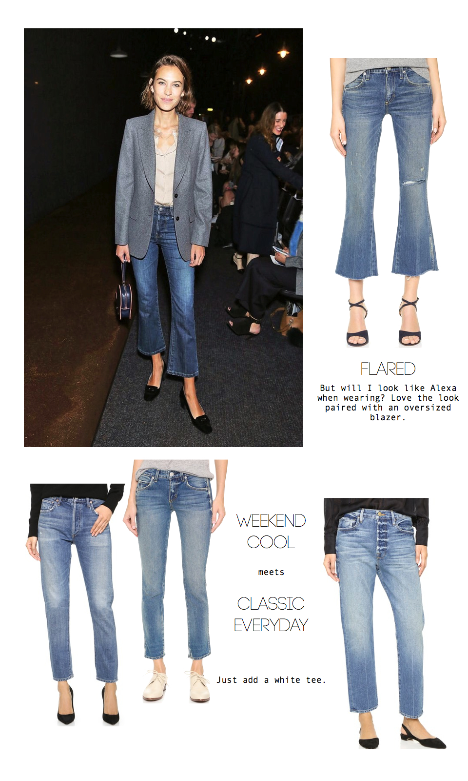 best cropped denim styles for spring