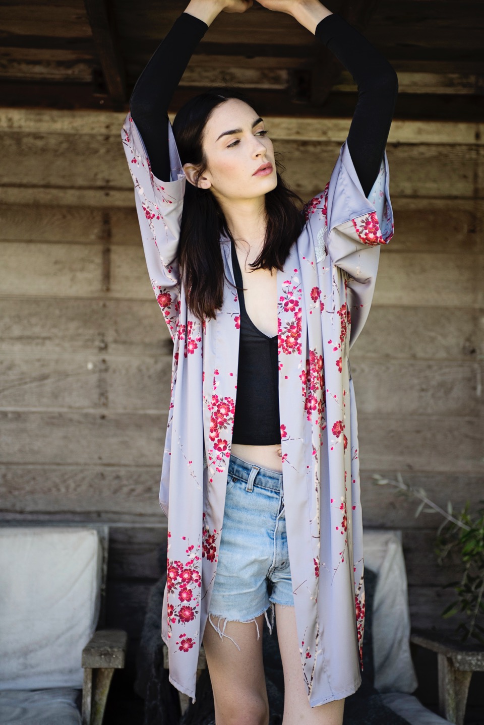 how to style a kimono