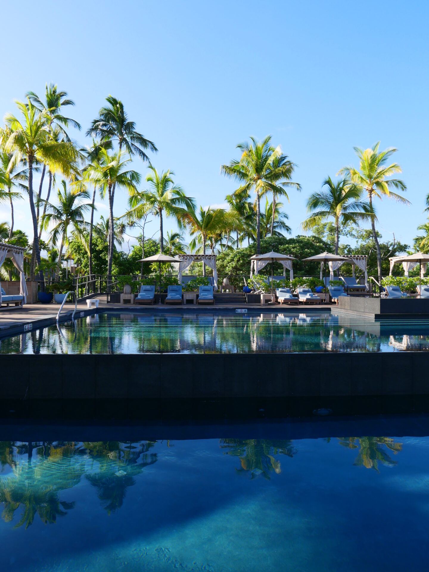 the pool at Kona Village