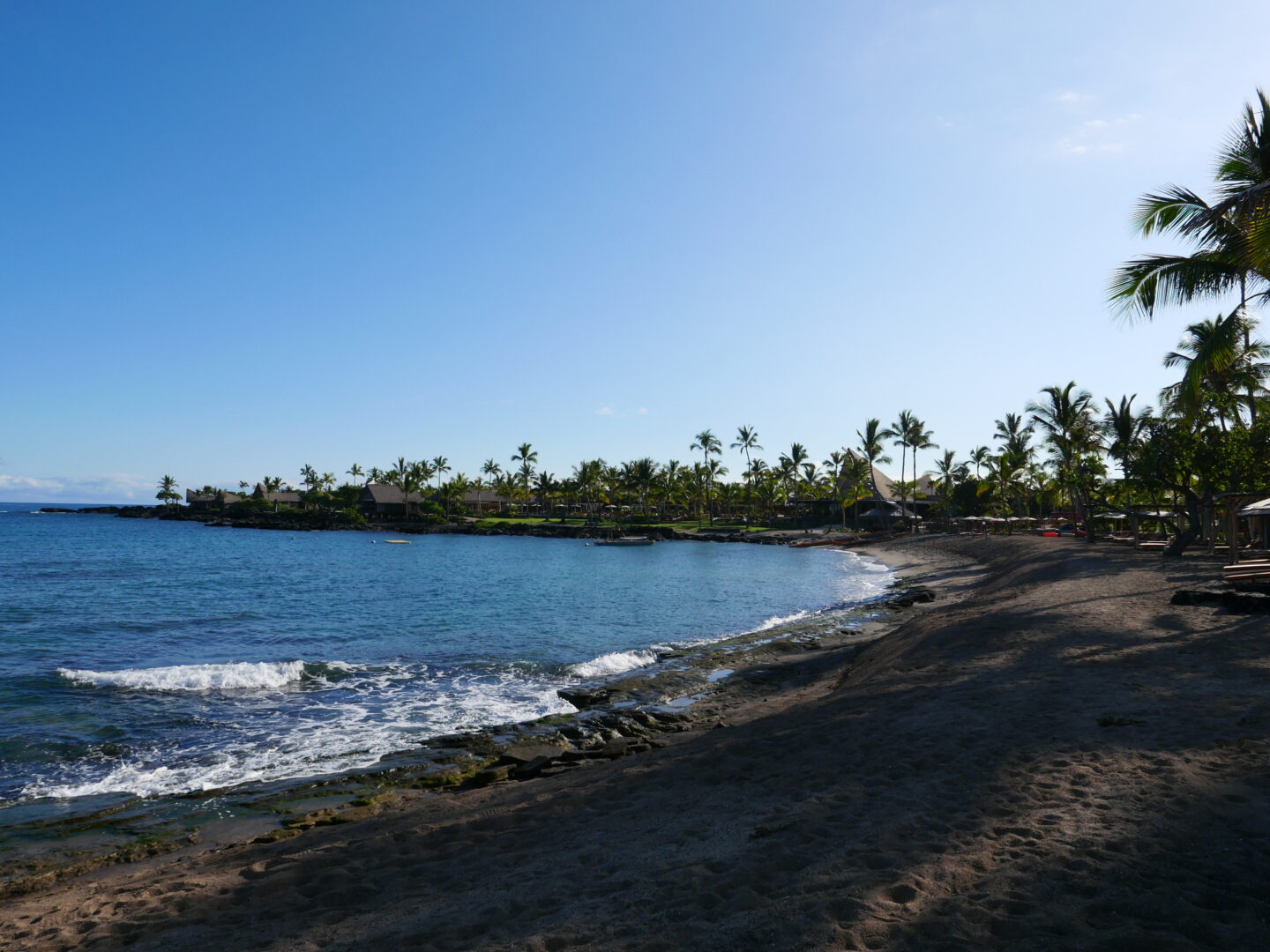 a view of the shore of Kona Village