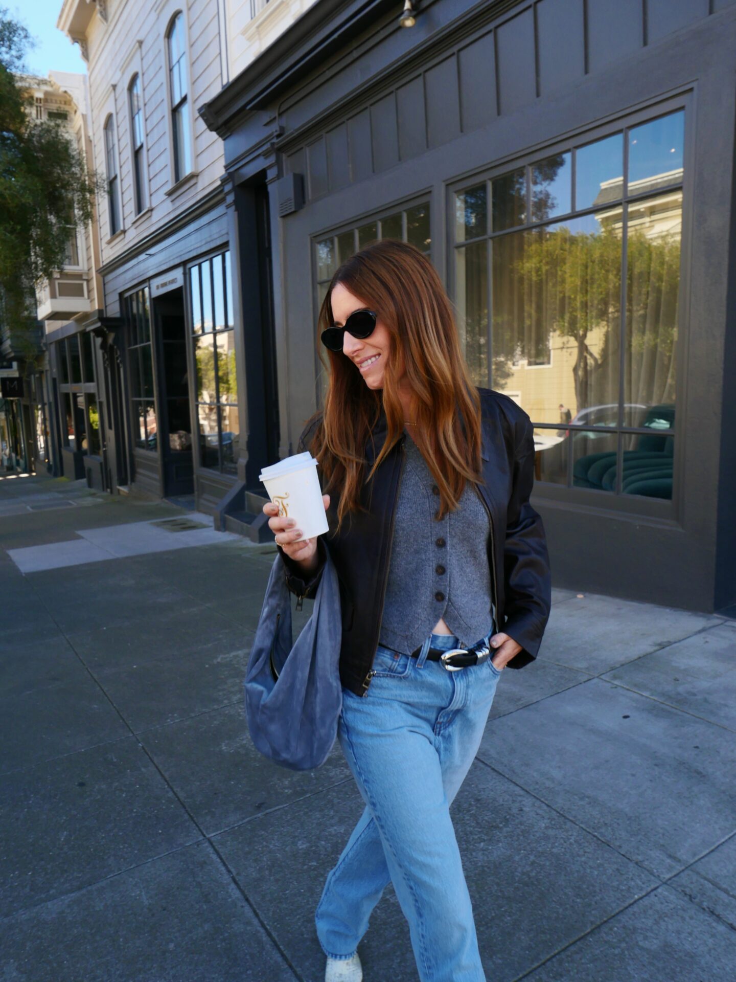 Alicia Lund Winter Layering with Madewell