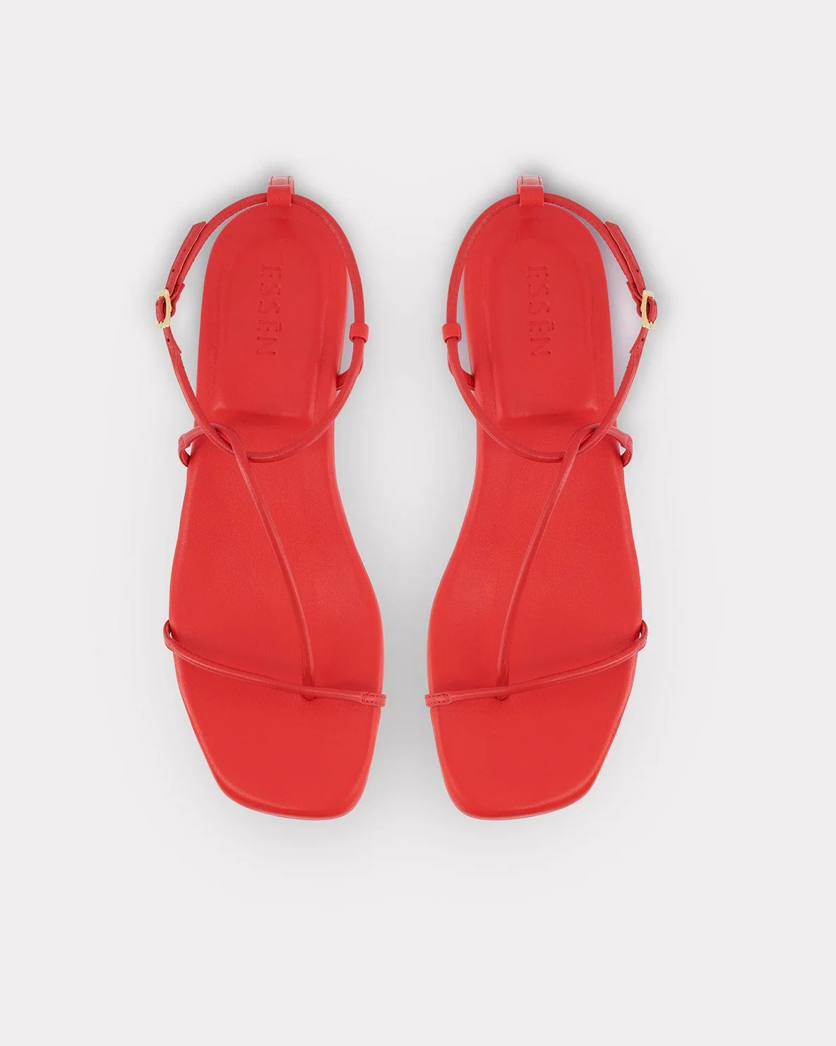 Essen red summer sandals