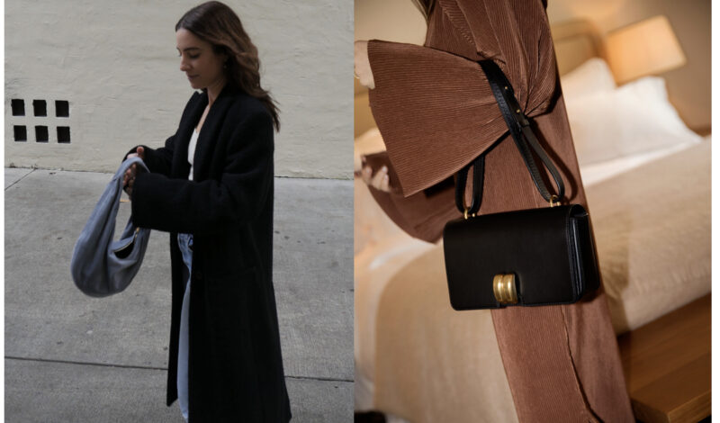 By Malene Birger Noval leather shoulder bag